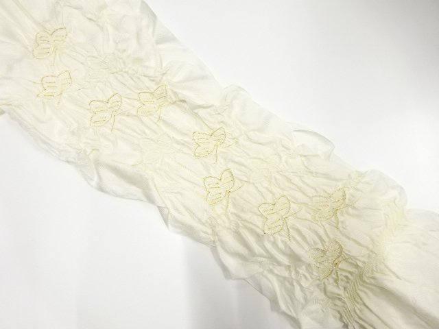 JAPANESE KIMONO / OBIAGE / SILK / SHIBORI